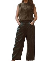 Miou Muse - Broadway Barrel Wide Leg Pants - Lyst