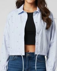 Suncoo - Luciole Short Fancy Button-Up Top - Lyst