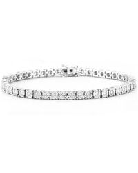 Diana M. Jewels - 8.00 Carat Diamond Tennis Bracelet - Lyst