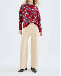 Compañía Fantástica - Straight Leg Knit Pants - Lyst