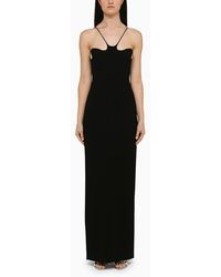 Monot - Long Dress With Slit - Lyst
