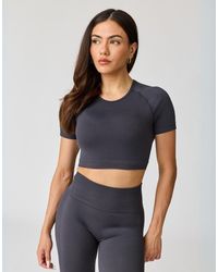 AVA Active - Airlite Seamless Crop T-Shirt - Lyst