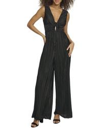 Siena Jewelry - Pleated Woven Jumpsuit - Lyst