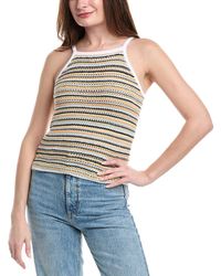 525 America - Stripe Crochet Tank - Lyst