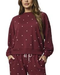 Splendid - Love Lounge Embroidered Pullover - Lyst