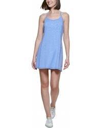 Calvin Klein - Exercise Tank Mini Dress - Lyst