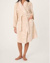 Pj Salvage - Luxe Plush Leopard Print Robe - Lyst