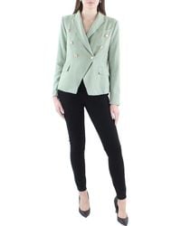 Walter Baker - Linen Blend Suit Separate Double-breasted Blazer - Lyst
