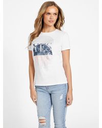 Guess Factory - Eco Life Rhinestone Tee - Lyst