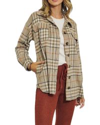 J.Nna - Checked Wool-Blend Shirt-Jacket - Lyst