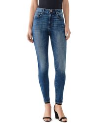 DL1961 - Farrow High Rise Skinny Ankle Jeans - Lyst