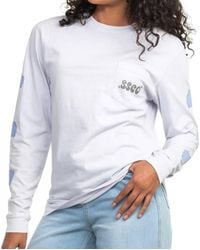 The Shirt Company - Positive Thoughts Puff Print Long Sleeve Tee - Lyst