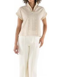 Emily Mccarthy - Riviera Short Dolman Sleeves Top - Lyst