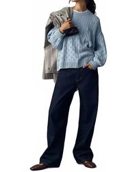 Bishop + Young - Crewneck Pointelle Sweater - Lyst