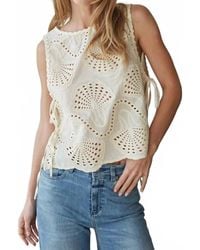 By Together - Lowen Eyelet Top - Lyst