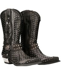 New Rock - M-7928-S1 Western Cowboy Boots Leather - Lyst
