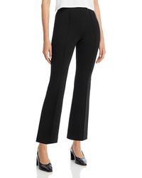 ATM - Pintuck Cropped Flared Pants - Lyst