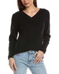 NIC+ZOE - Cashmere-Blend V-Neck Sweater - Lyst