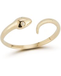 Ember Fine Jewelry - & Diamond Snake Ring - Lyst