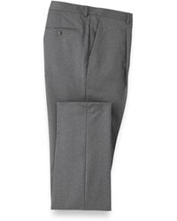 Paul Fredrick - Wool Single Pleat Pants - Lyst