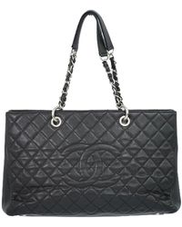 Chanel - Shopping Leather Tote Bag (pre-owned) - Lyst