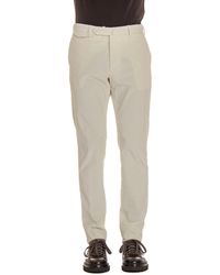 Tagliatore - Wide Ribbed Corduroy Trousers With Tailored Fit - Lyst