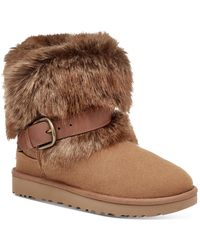UGG - Classic Buckle Mini Snow Cold Weather Ankle Boots - Lyst