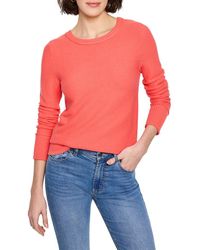 NIC+ZOE - Baby Garter Crew Neck Sweater - Lyst