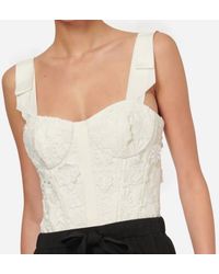 Cami NYC - Paloma Corset Style Bodysuit - Lyst