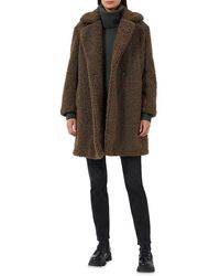 French Connection - Callie Iren Borg Mid-length Oversize Faux Fur Coat - Lyst