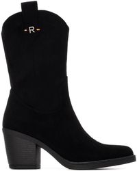 Xti - Italian Western Suede Booties Refresh Collection By - Lyst