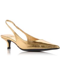 Jeffrey Campbell - Persona Metallic Leather Pumps - Lyst