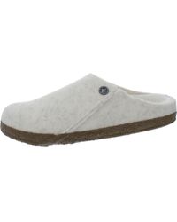 Birkenstock - Zermatt Rivet Shearling Cozy Slide Sandals - Lyst
