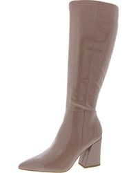 Madden Girl - Cruz Faux Leather Block Heel Knee-High Boots - Lyst