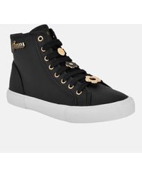 Guess - Mailly Charm High-Top Sneakers - Lyst