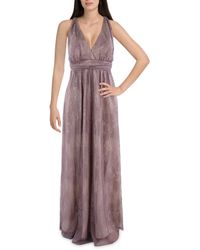 Donna Karan - Lace Long Evening Dress - Lyst