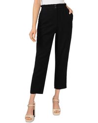 Vince Camuto - Woven High Waist Paperbag Pants - Lyst