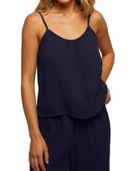 PERFECTWHITETEE - Marlo Double Gauze Tank - Lyst