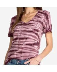 Johnny Was - Calme Bamboo Layering Short Sleeves V-neck Top - Lyst