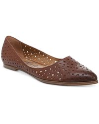 Zodiac - Hill Perf Leather Pointed Toe Ballet Flats - Lyst