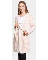 TRUEDAMES - Leopard Patterned Cozy Robe - Lyst