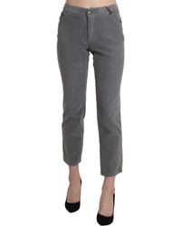 Ermanno Scervino - Chic Mid Waist Cropped Trousers - Lyst