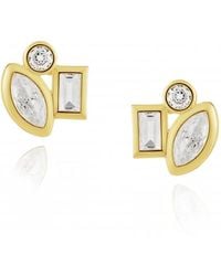 Sahara - Amber Studs Earrings - Lyst