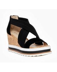 Pelle Moda - Medina Wedge Sandals - Lyst
