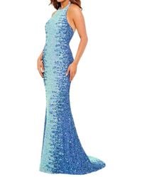 Rachel Allan - Halter Lace Back Prom Dress - Lyst