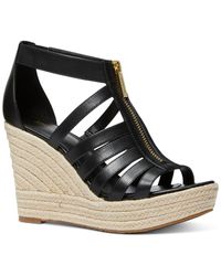 MICHAEL Michael Kors - Bradley Zipper Manmade Wedge Heels - Lyst