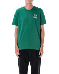 CASABLANCA - Montagne Ondulée Screen Printed T-Shirt - Lyst