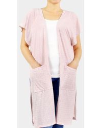 TRUEDAMES - Front Pockets Jersey Vest - Lyst