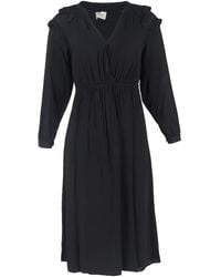 Ba&sh - Ulla Ruffled Midi Dress - Lyst