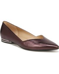 Naturalizer - Havana Pointed Toe Flats - Lyst